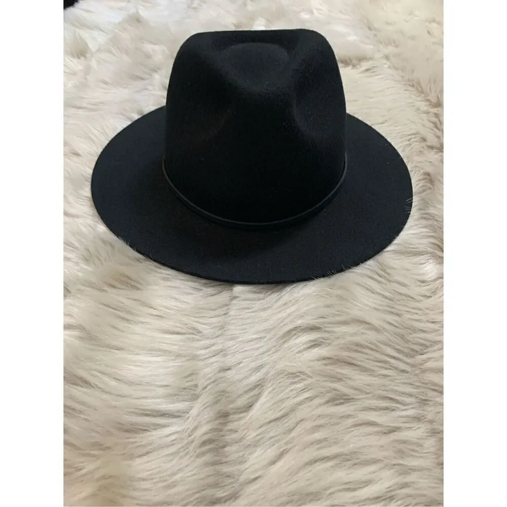 Brixton Wesley Fedora Hat Black size XS